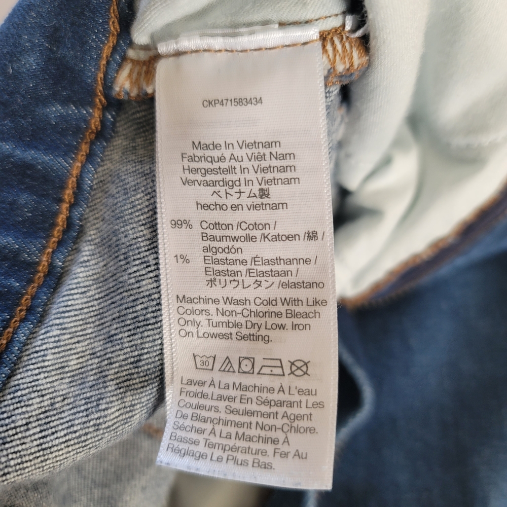 Madewell Perfect Vintage Wide Leg High Rise Jeans Denim, 26, Clean Girl - Picture 10 of 10
